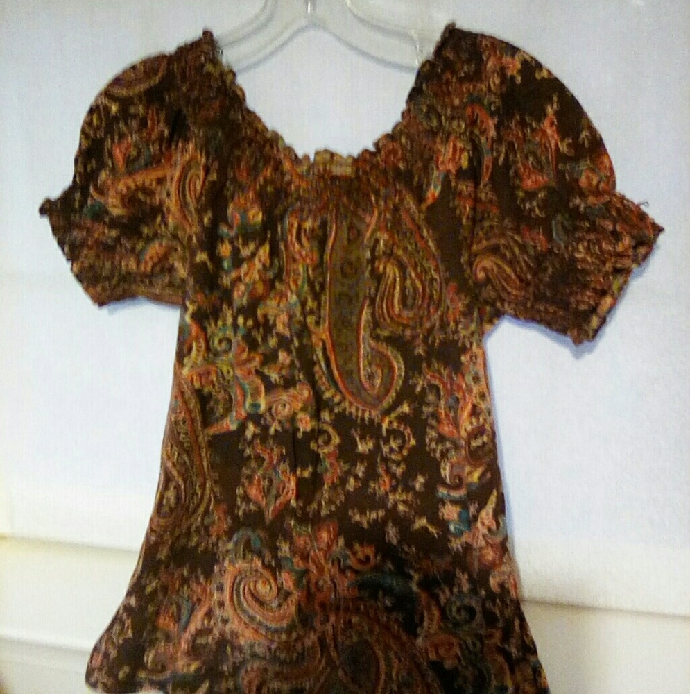 Ralph Lauren peasant top.